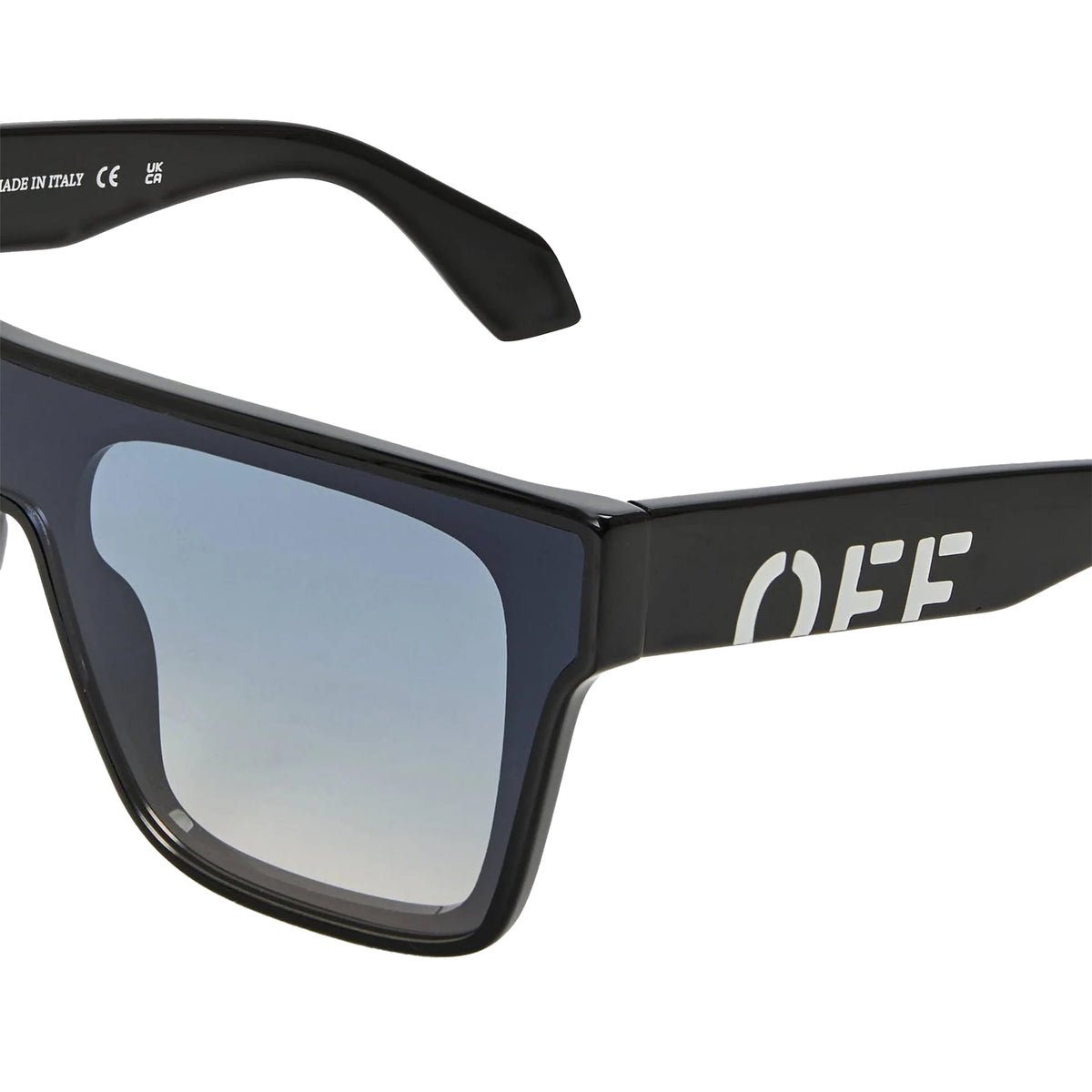Black-Blue - Side - Off White Mens Columbus Sunglasses
