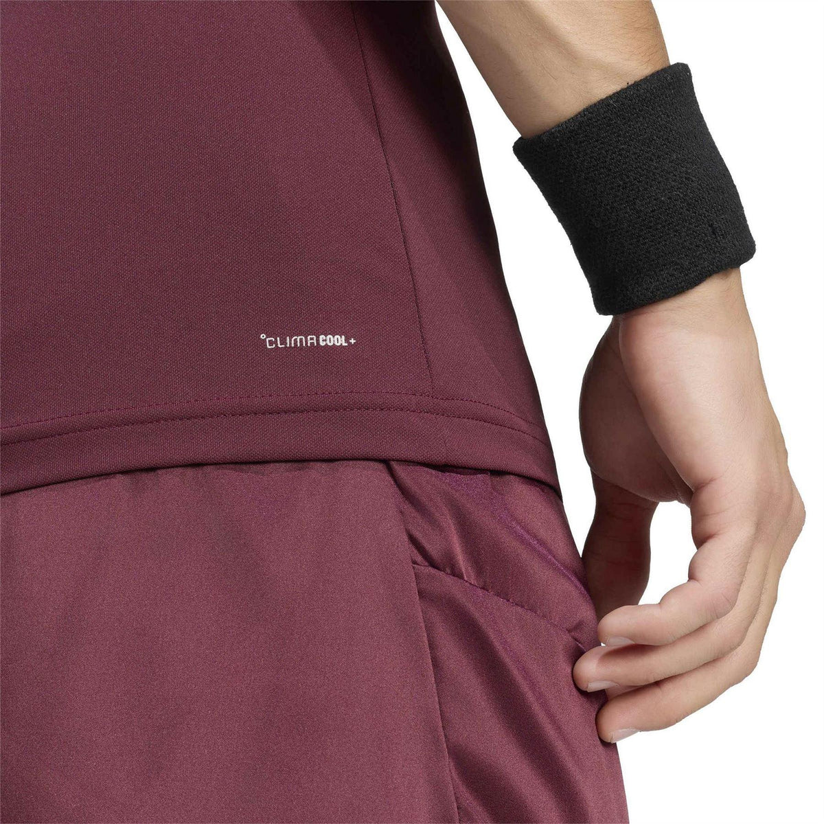 Maroon - Lifestyle - Adidas Mens Freelift Pro T-Shirt