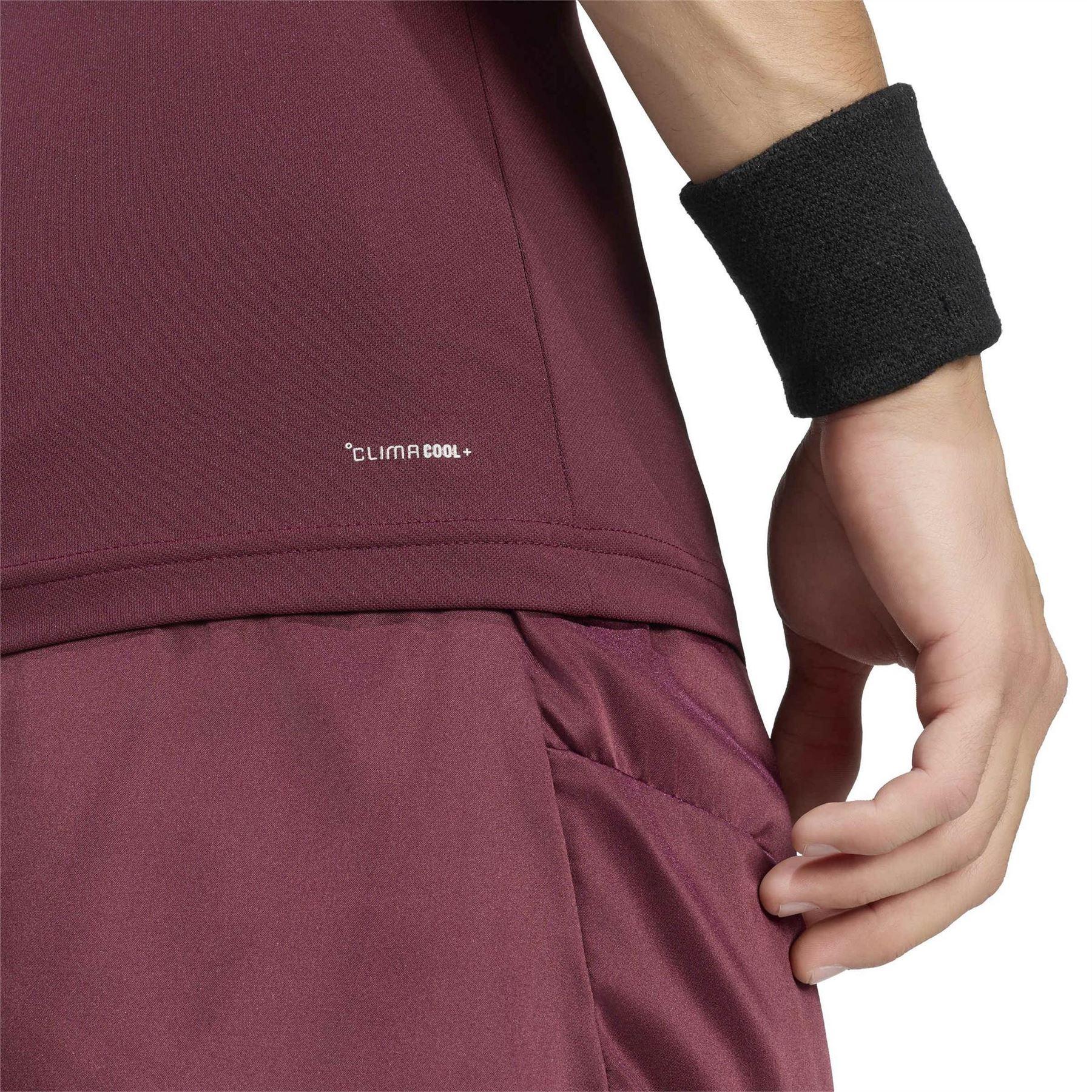 Maroon - Lifestyle - Adidas Mens Freelift Pro T-Shirt