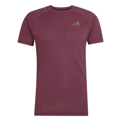 Maroon - Front - Adidas Mens Freelift Pro T-Shirt