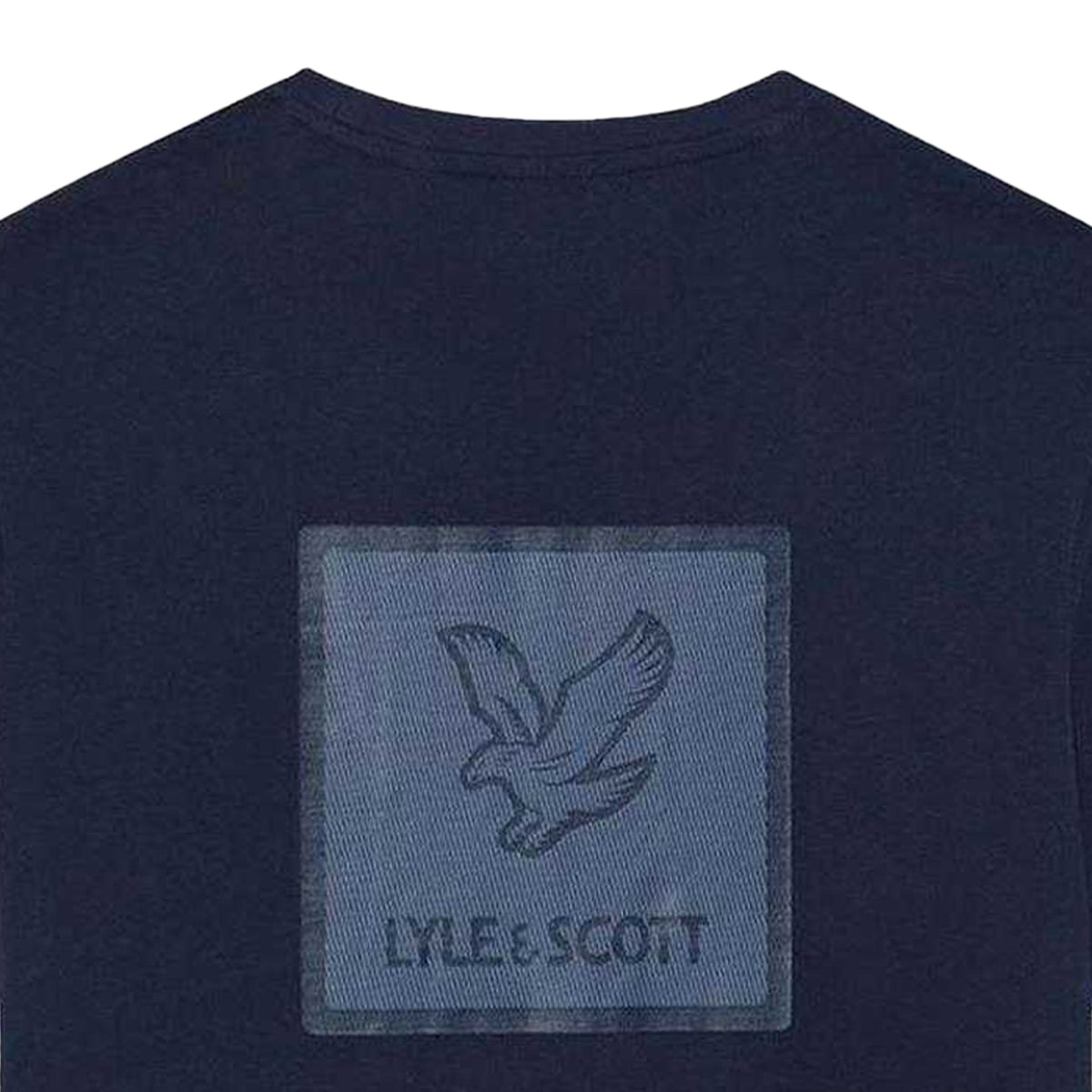 Navy - Lifestyle - Lyle & Scott Mens Back Print Regular T-Shirt
