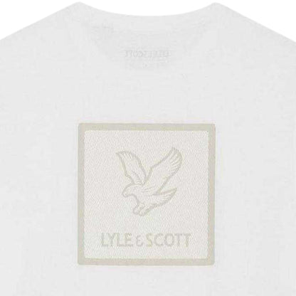 White - Lifestyle - Lyle & Scott Mens Back Print Regular T-Shirt