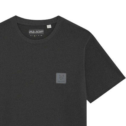 Gunmetal - Side - Lyle & Scott Mens Back Print Regular T-Shirt