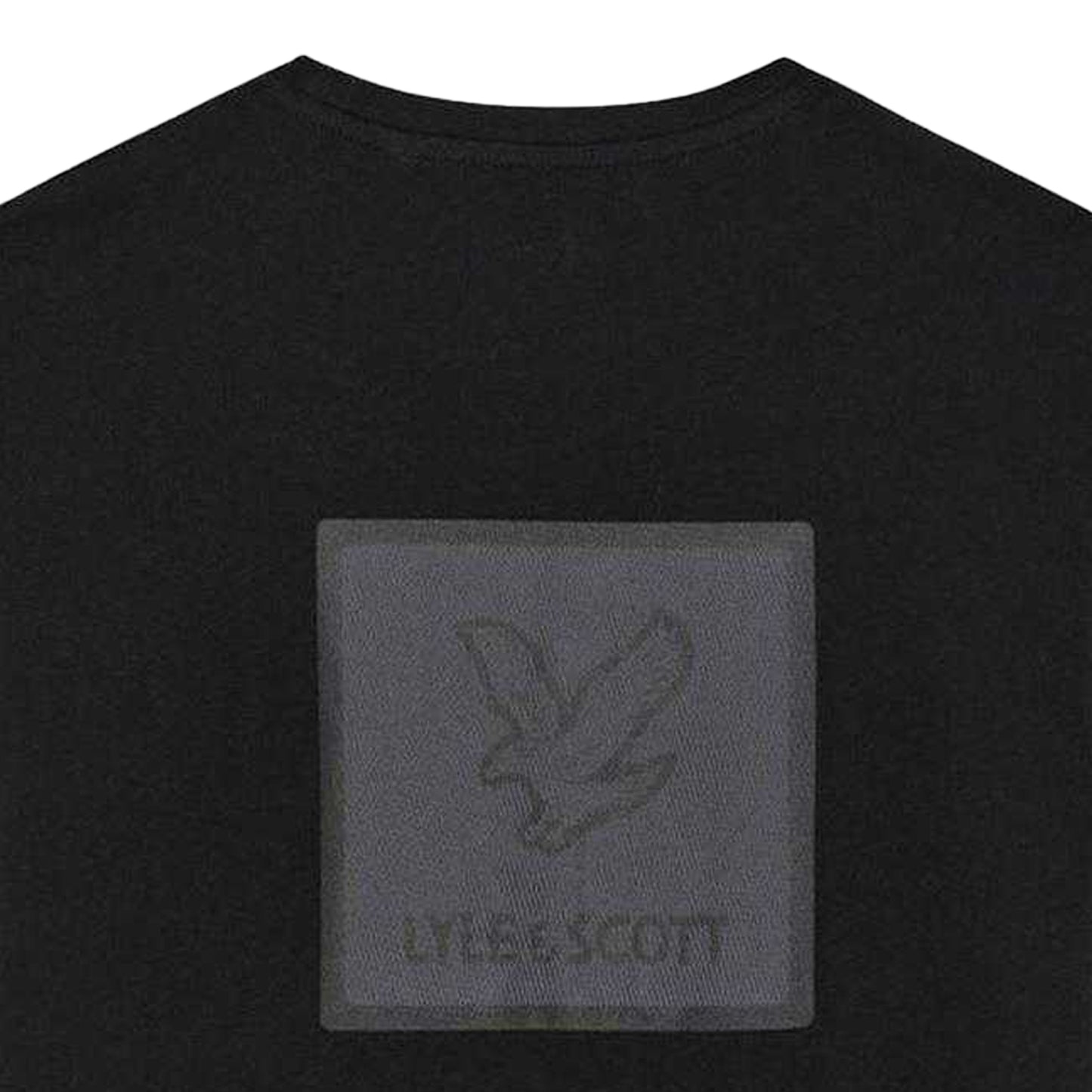 Jet Black - Lifestyle - Lyle & Scott Mens Back Print Regular T-Shirt