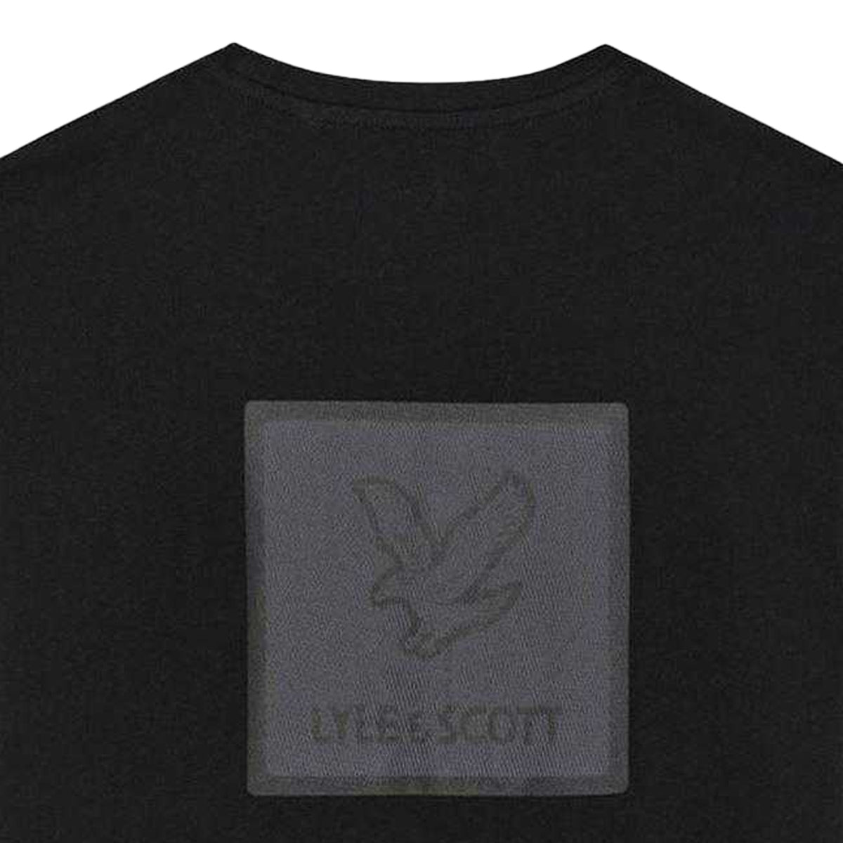 Jet Black - Lifestyle - Lyle & Scott Mens Back Print Regular T-Shirt