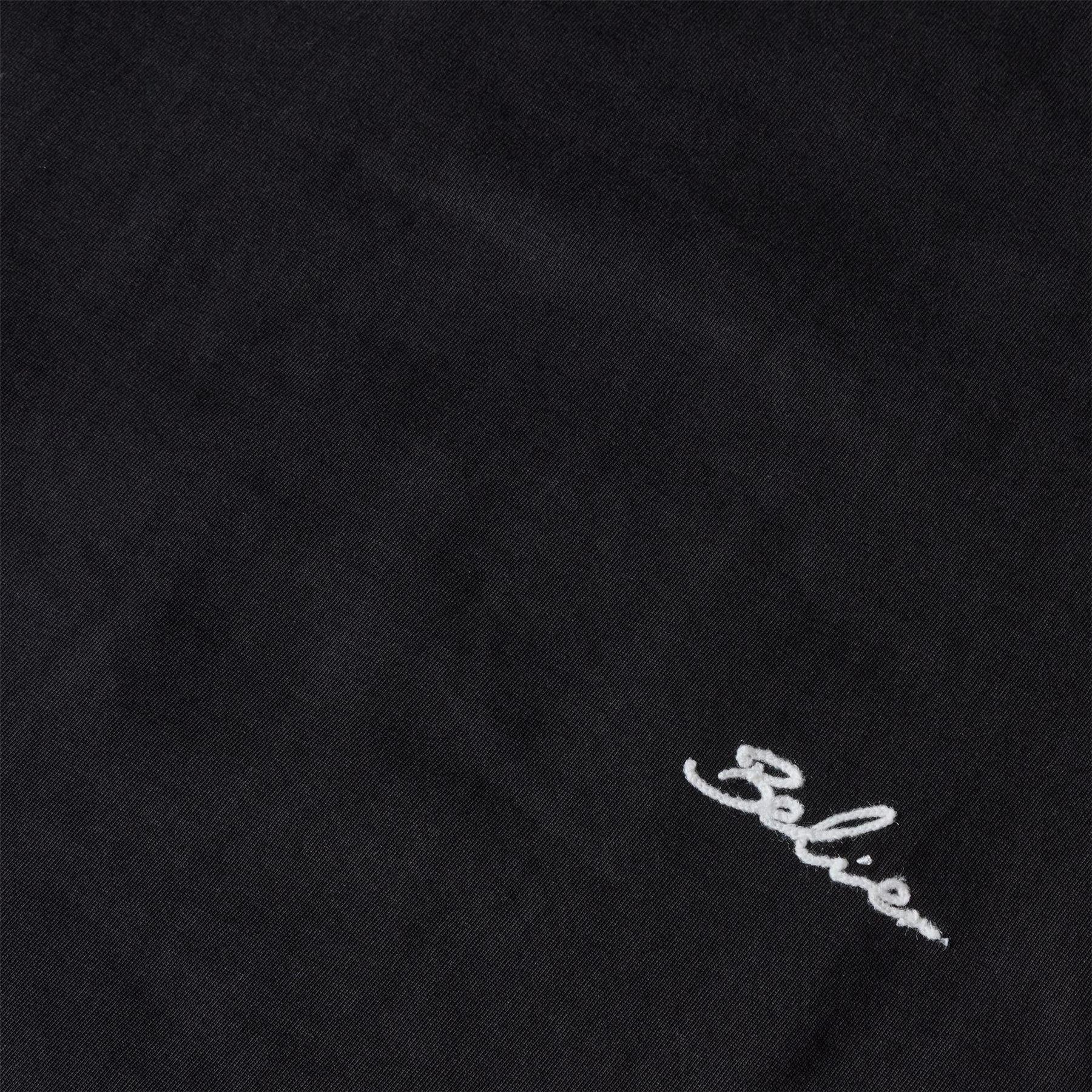 Black - Side - Belier Mens Logo T-Shirt