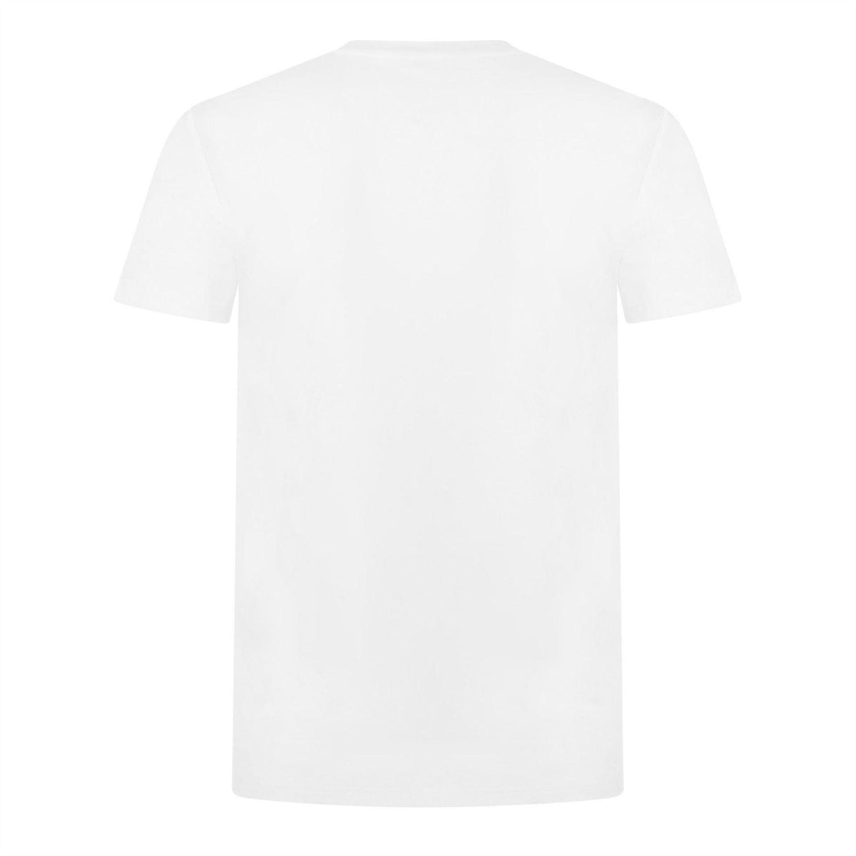 White - Back - Belier Childrens-Kids Plain Mercerised Cotton T-Shirt