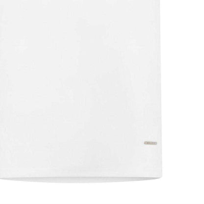White - Lifestyle - Belier Childrens-Kids Plain Mercerised Cotton T-Shirt