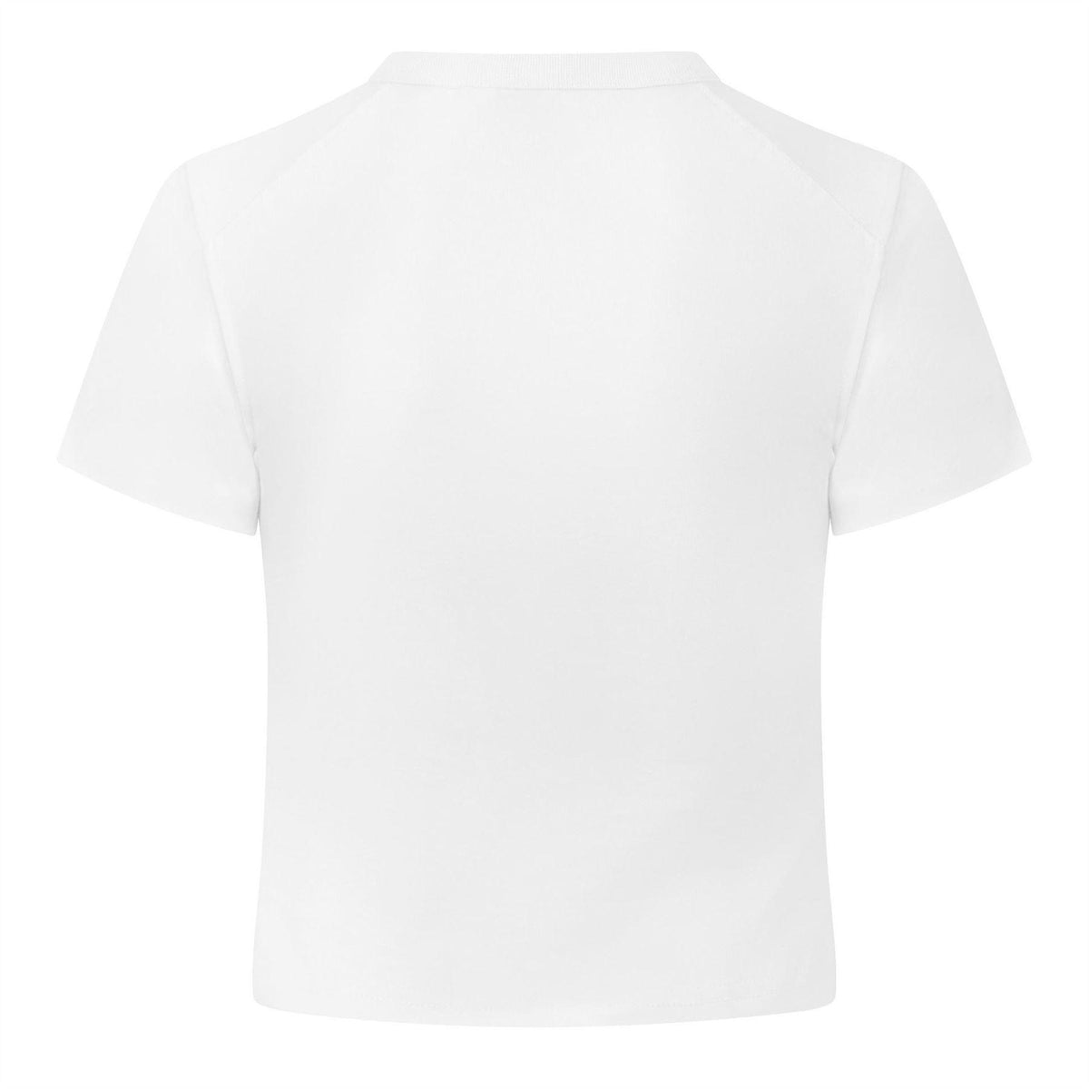 Gardenia - Back - WRSTBHVR Womens-Ladies Zandy Logo Crop T-Shirt