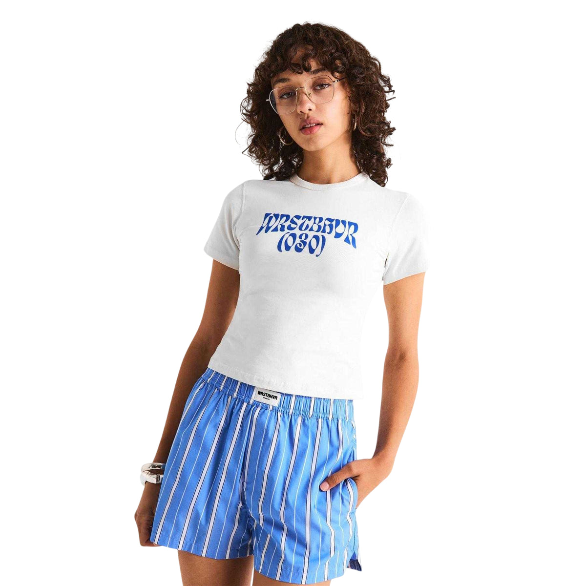 Gardenia - Lifestyle - WRSTBHVR Womens-Ladies Zandy Logo Crop T-Shirt