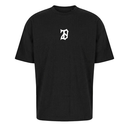 Black - Front - 28 Club Mens Graphic Print T-Shirt