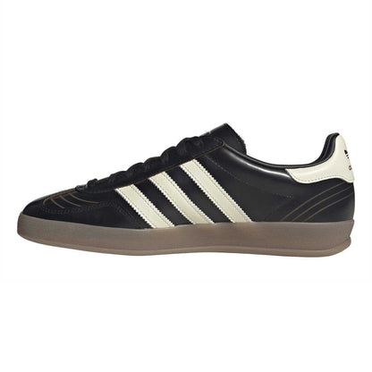 Black-Cream - Side - Adidas Mens Gazelle Low Trainers