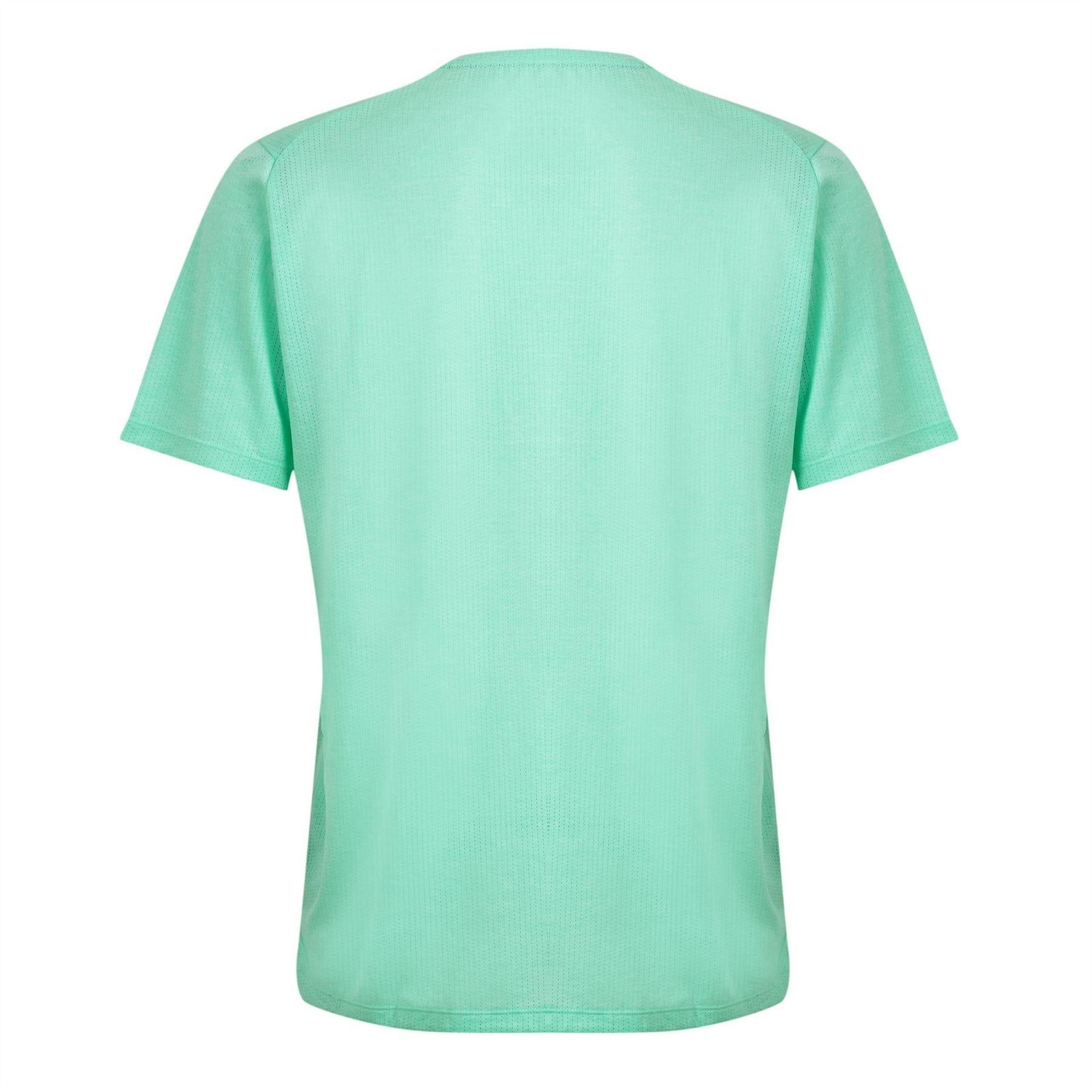 Mint Green - Back - New Balance Mens Perforated Running T-Shirt