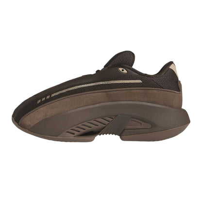 Dark Brown - Side - Adidas Mens Mad Infinity Suede Lace Up Trainers