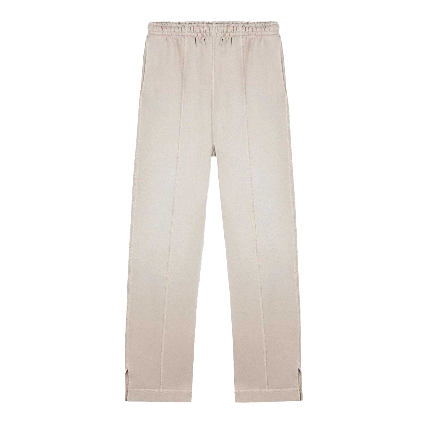 Oat - Front - Represent Mens Fleece Stepped Joggers