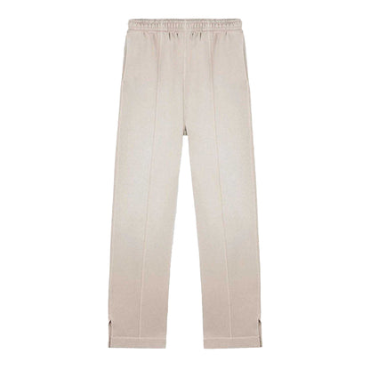 Oat - Front - Represent Mens Fleece Stepped Joggers