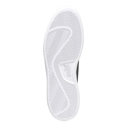 Grey-Black-White - Lifestyle - Puma Mens Smash 3.0 Synthetic Nubuck Low Flat Trainers