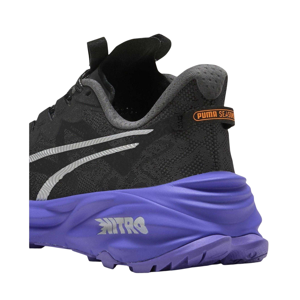 Black - Back - Puma Womens-Ladies Fast Trac Nitro 3 Shoes