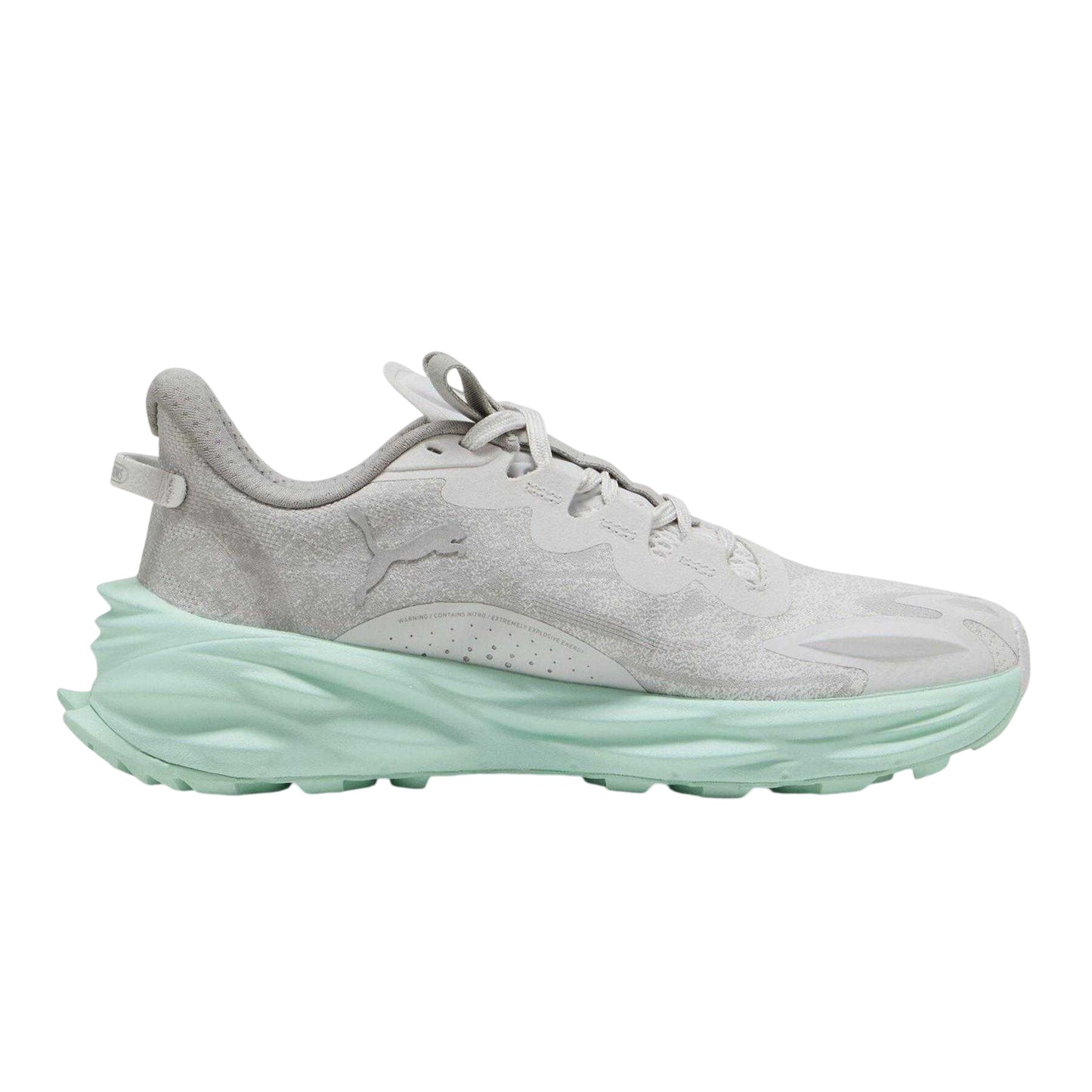 Gray Dawn-Mint - Front - Puma Womens-Ladies Fast Trac Nitro 3 Shoes