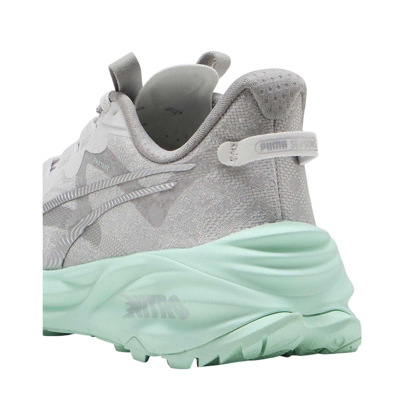 Gray Dawn-Mint - Back - Puma Womens-Ladies Fast Trac Nitro 3 Shoes