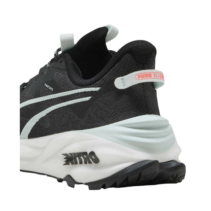 Black-Red - Back - Puma Womens-Ladies Fast Trac Nitro 3 Shoes