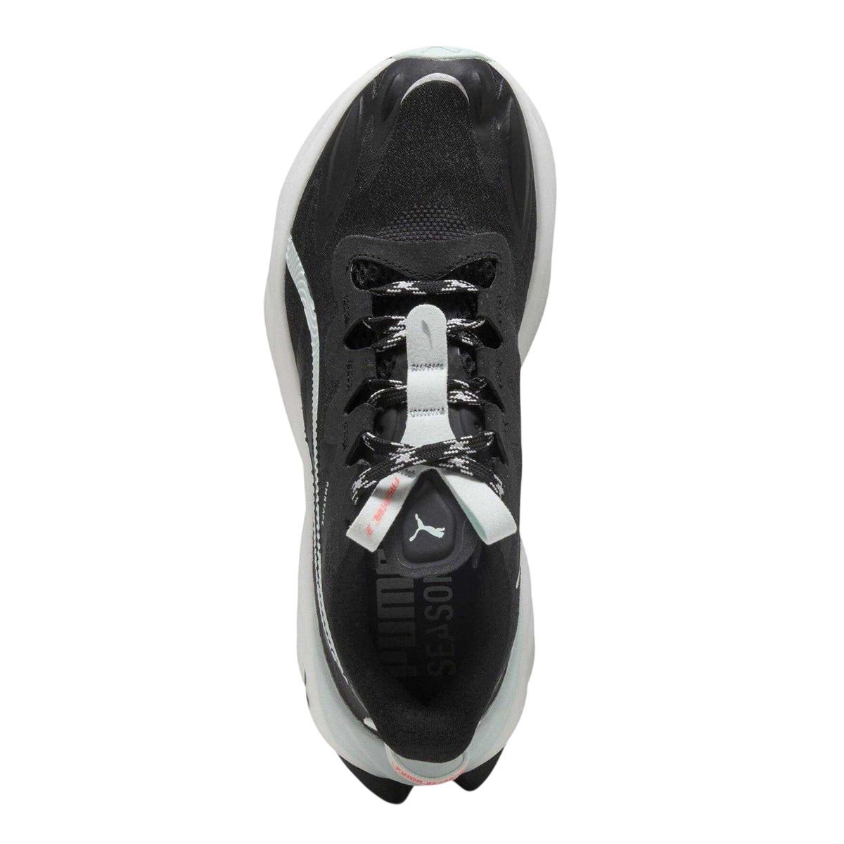 Black-Red - Side - Puma Womens-Ladies Fast Trac Nitro 3 Shoes