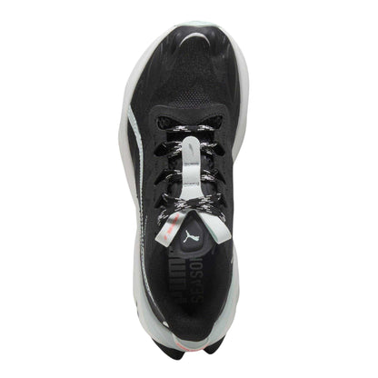 Black-Red - Side - Puma Womens-Ladies Fast Trac Nitro 3 Shoes