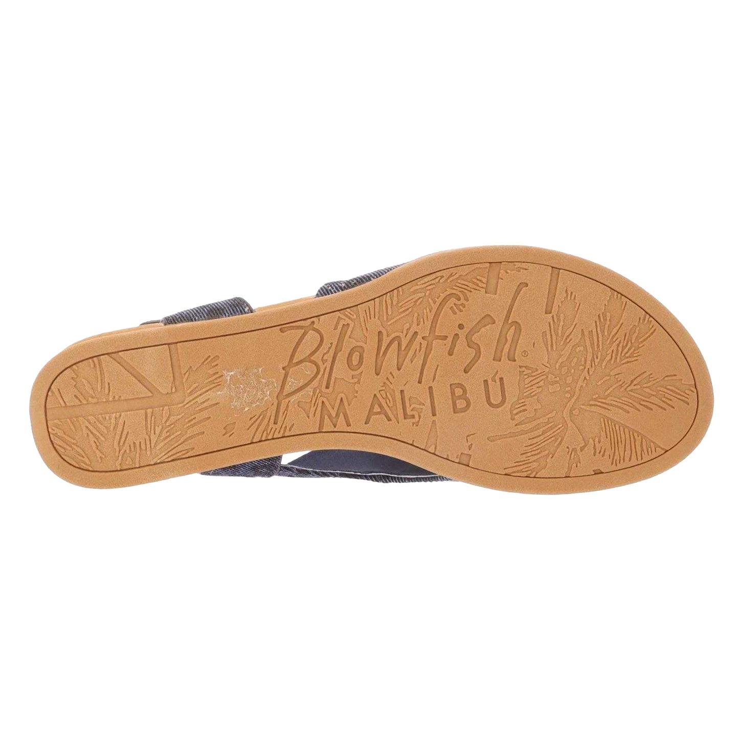 Denim - Side - Blowfish Malibu Womens-Ladies Ardice Leopard Print Sandals
