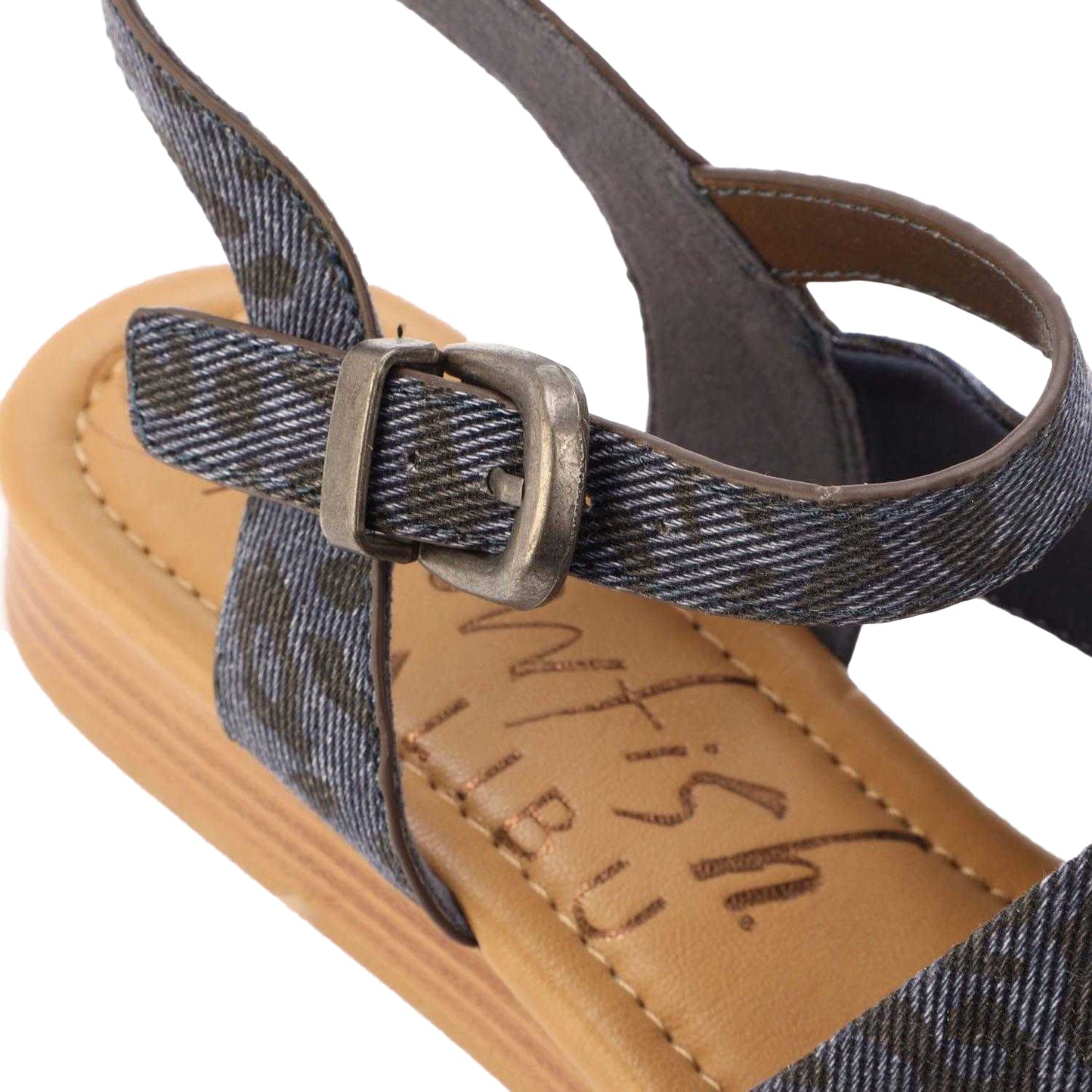 Denim - Lifestyle - Blowfish Malibu Womens-Ladies Ardice Leopard Print Sandals
