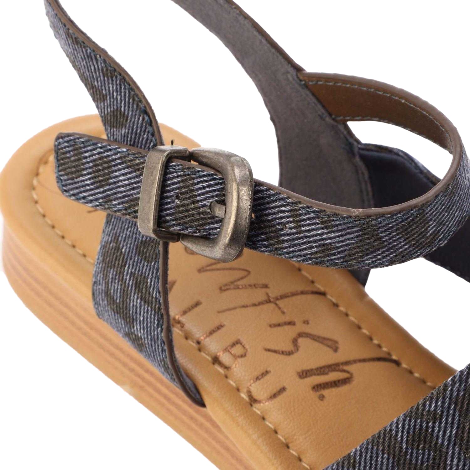 Denim - Lifestyle - Blowfish Malibu Womens-Ladies Ardice Leopard Print Sandals