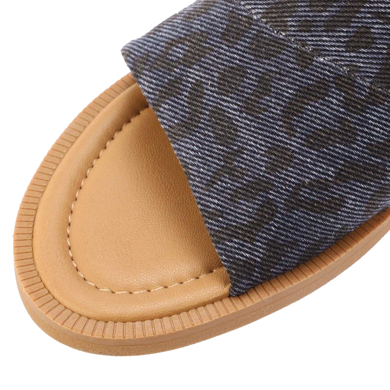 Denim - Pack Shot - Blowfish Malibu Womens-Ladies Ardice Leopard Print Sandals