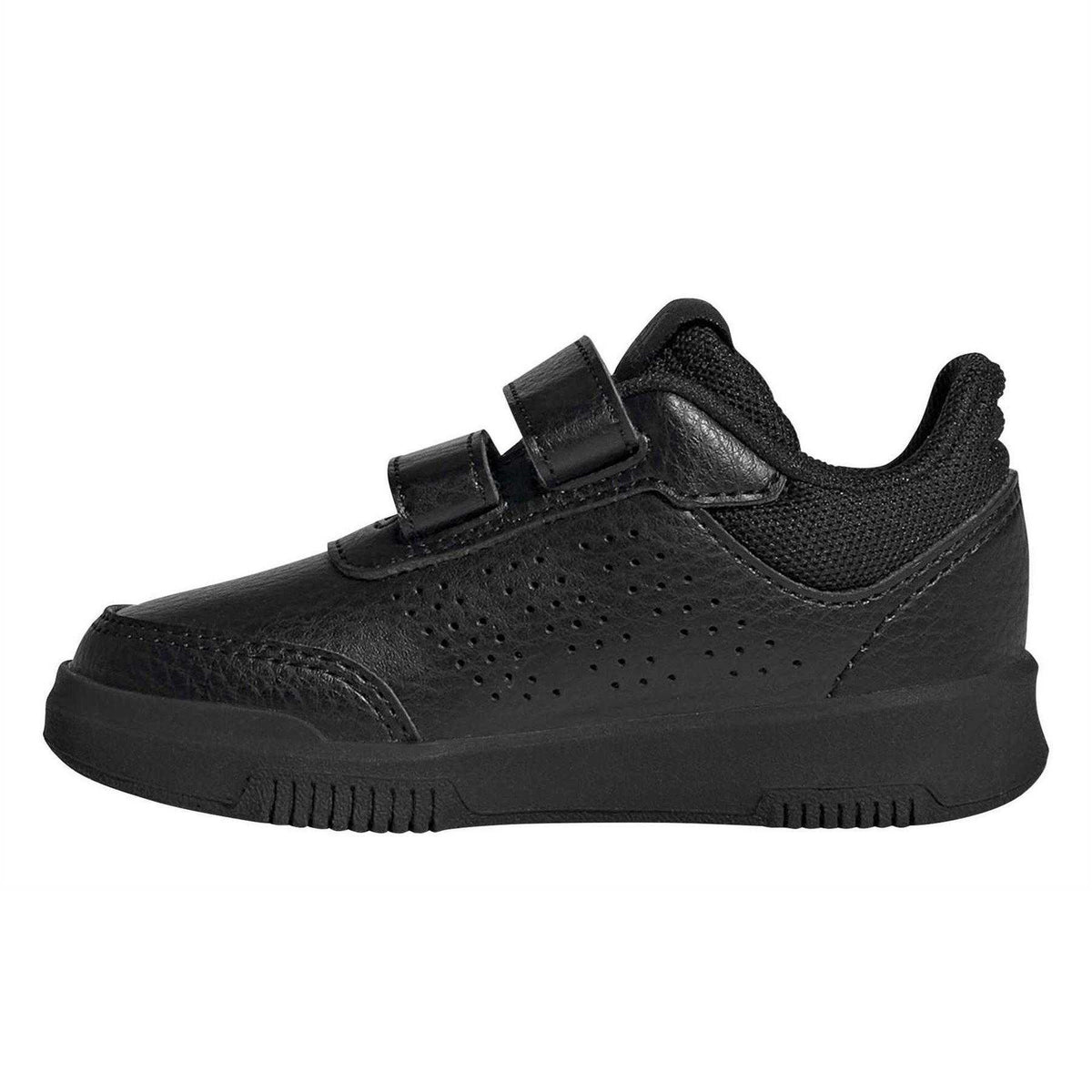 Core Black-Grey - Side - Adidas Childrens-Kids Tensaur Sport 2.0 Synthetic Leather Trainers