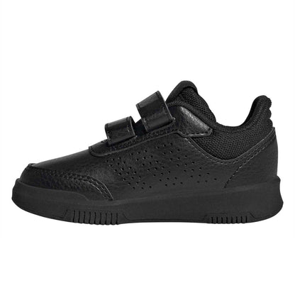 Core Black-Grey - Side - Adidas Childrens-Kids Tensaur Sport 2.0 Synthetic Leather Trainers