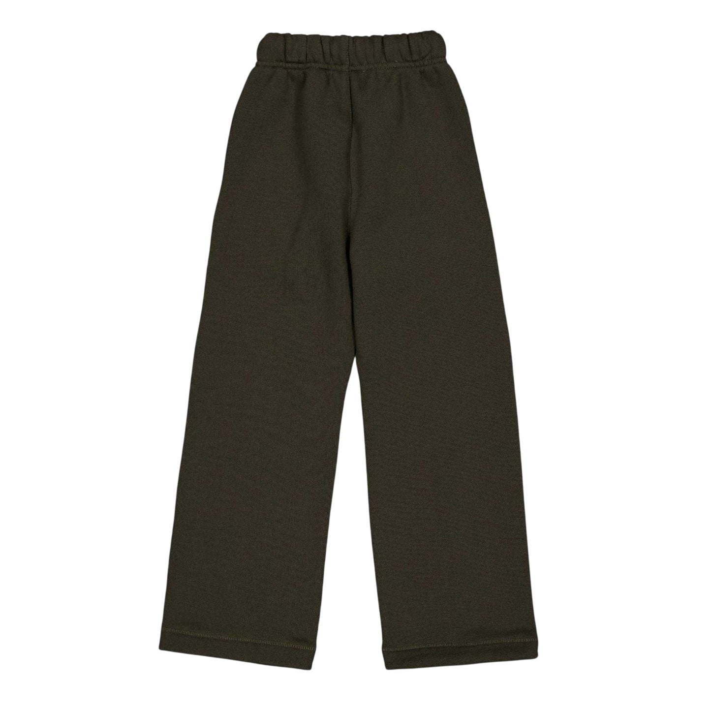 Off Black - Back - Fear Of God Essentials Childrens-Kids Fleece Relaxed Fit Sweatpants