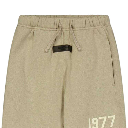 Smoke - Side - Fear Of God Essentials Childrens-Kids Fleece Relaxed Fit Sweatpants