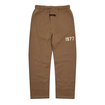 Wood - Front - Fear Of God Essentials Childrens-Kids Fleece Relaxed Fit Sweatpants