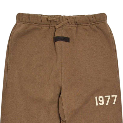Wood - Side - Fear Of God Essentials Childrens-Kids Fleece Relaxed Fit Sweatpants