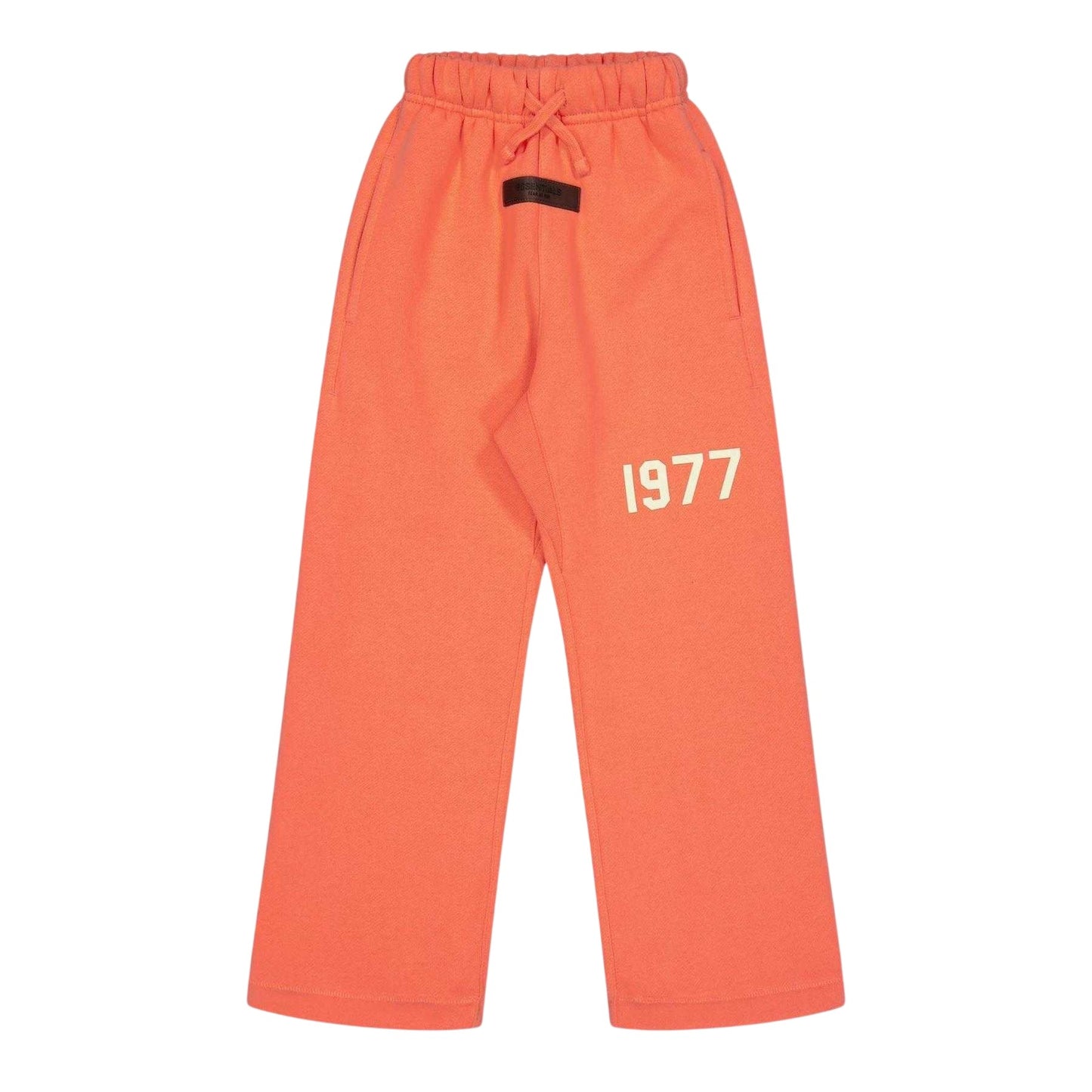 Coral - Front - Fear Of God Essentials Childrens-Kids Fleece Relaxed Fit Sweatpants
