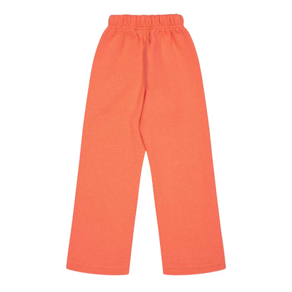 Coral - Back - Fear Of God Essentials Childrens-Kids Fleece Relaxed Fit Sweatpants