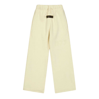 Eggshell - Front - Fear Of God Essentials Childrens-Kids Fleece Relaxed Fit Sweatpants