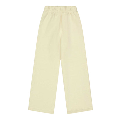 Eggshell - Back - Fear Of God Essentials Childrens-Kids Fleece Relaxed Fit Sweatpants