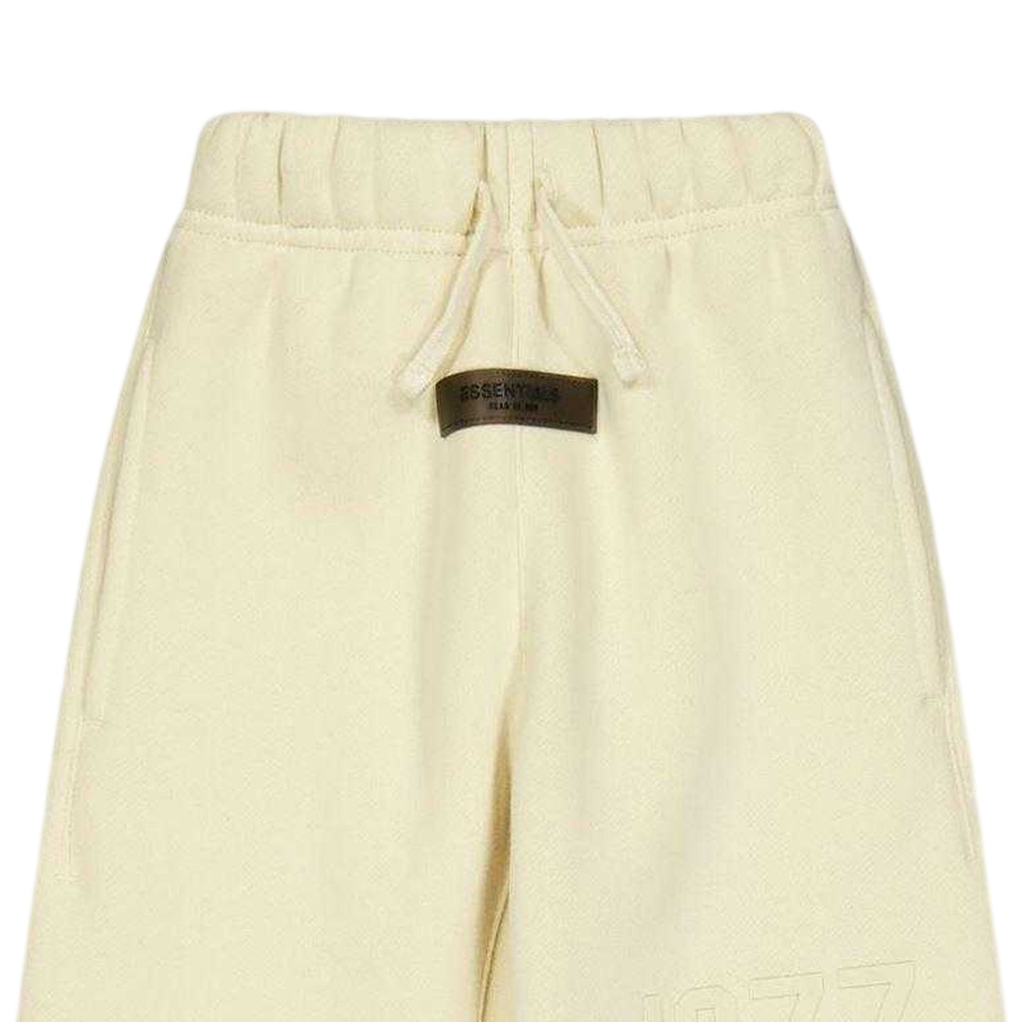 Eggshell - Side - Fear Of God Essentials Childrens-Kids Fleece Relaxed Fit Sweatpants