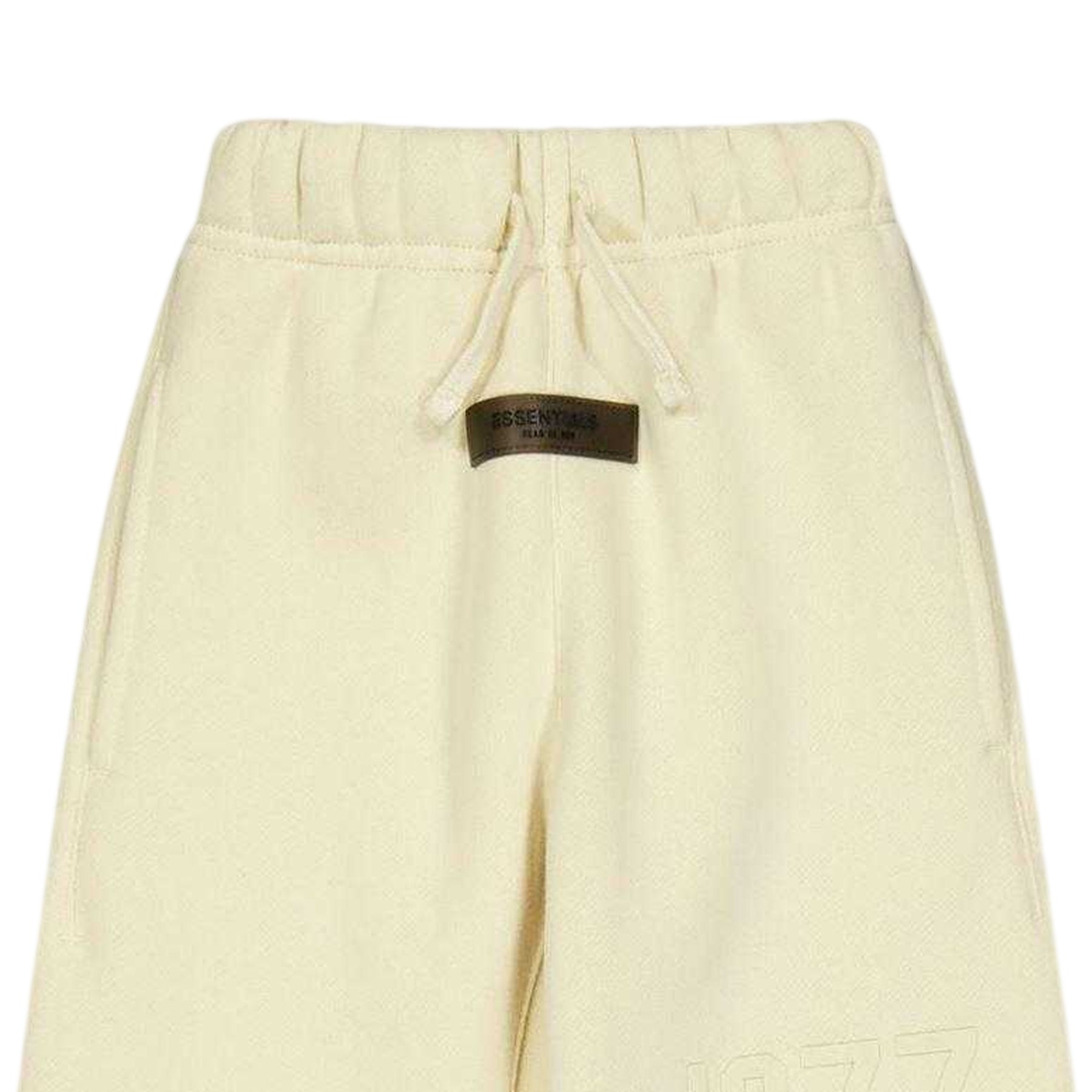 Eggshell - Side - Fear Of God Essentials Childrens-Kids Fleece Relaxed Fit Sweatpants