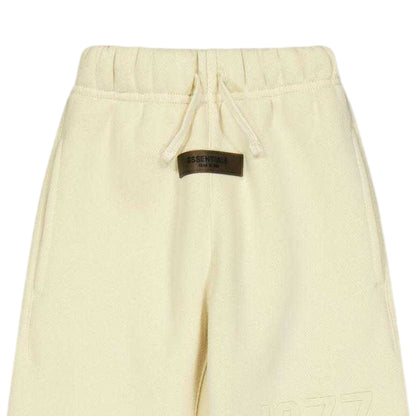 Eggshell - Side - Fear Of God Essentials Childrens-Kids Fleece Relaxed Fit Sweatpants