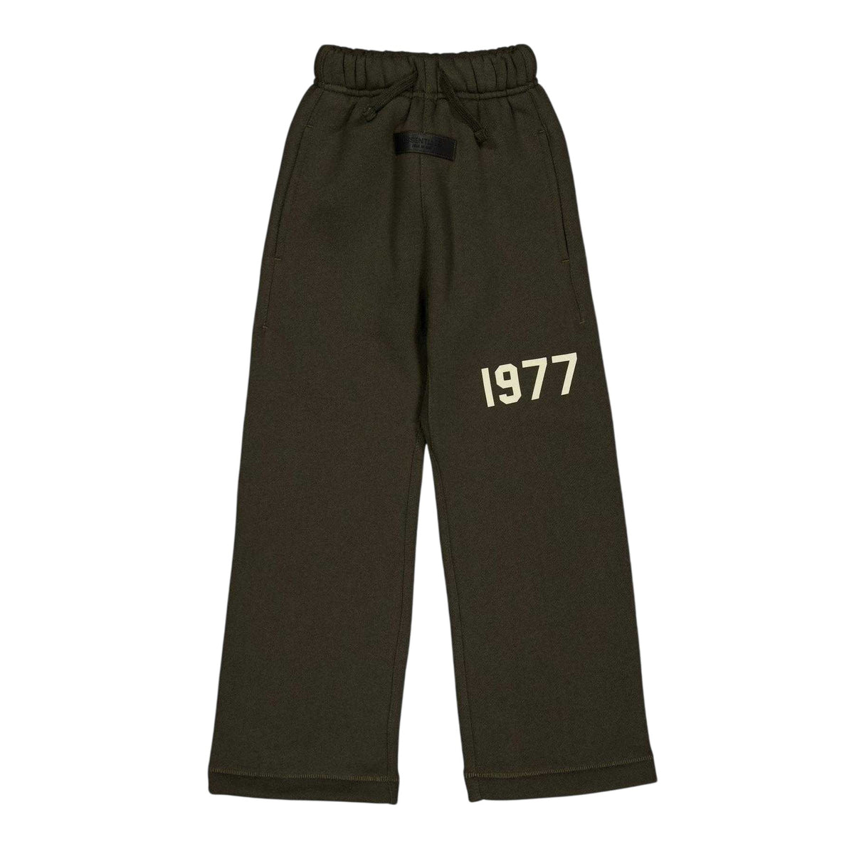 Off Black - Front - Fear Of God Essentials Childrens-Kids Fleece Relaxed Fit Sweatpants