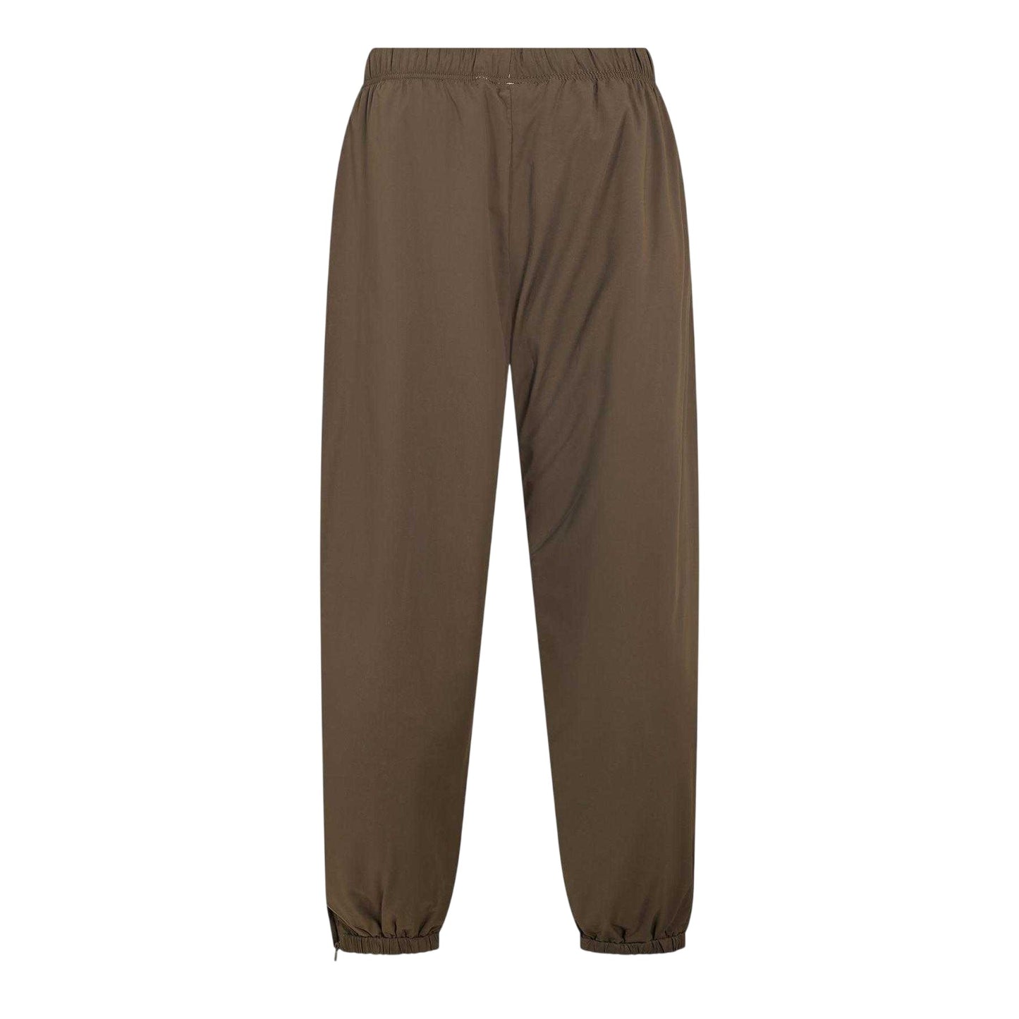 Black - Back - Fear Of God Essentials Mens Woven Open Hem Relaxed Fit Tracksuit Bottoms