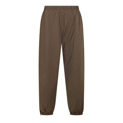 Black - Back - Fear Of God Essentials Mens Woven Open Hem Relaxed Fit Tracksuit Bottoms