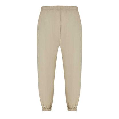 Seal Grey - Back - Fear Of God Essentials Mens Woven Open Hem Relaxed Fit Tracksuit Bottoms