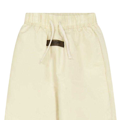 Eggshell - Side - Fear Of God Essentials Childrens-Kids Relaxed Fit Joggers