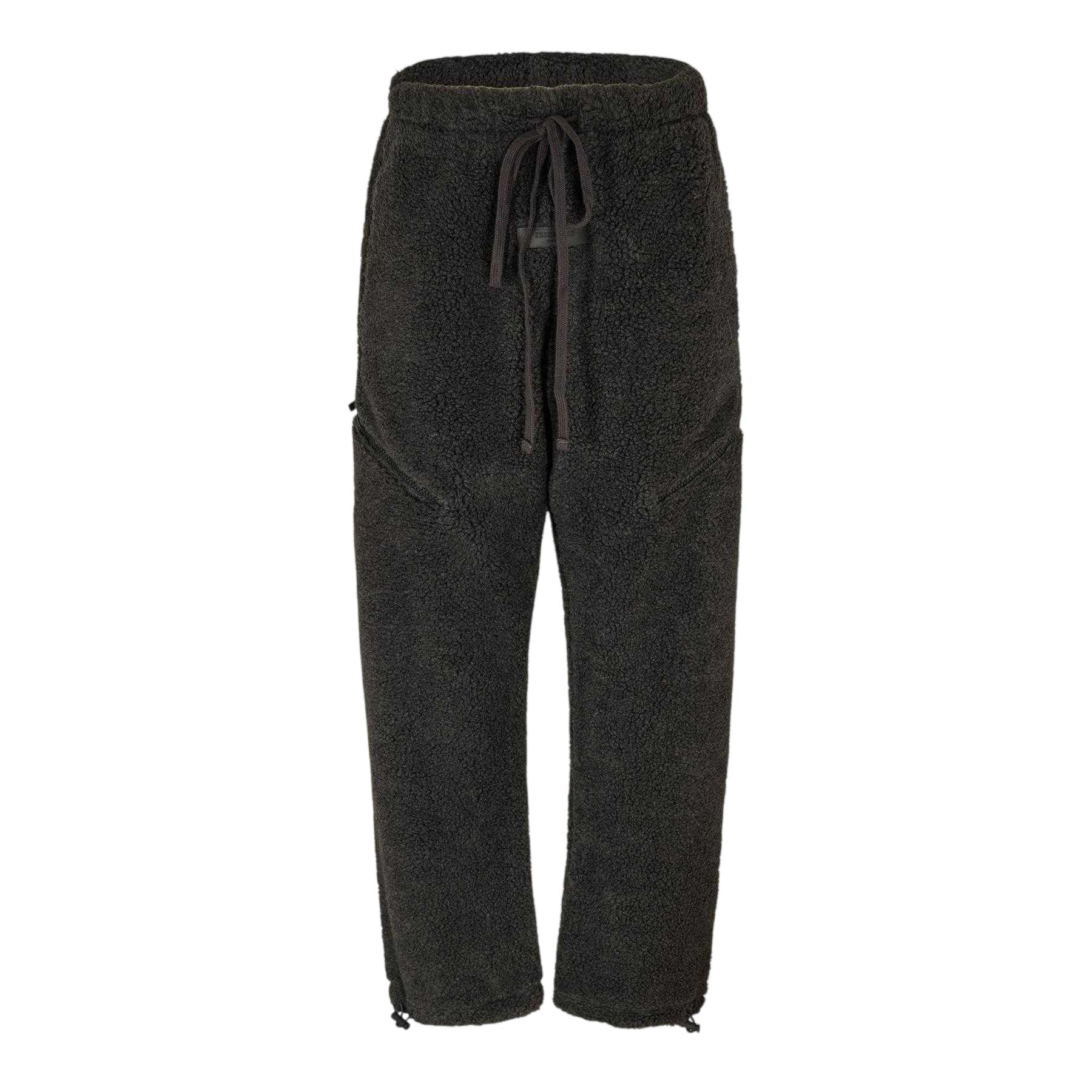 Iron - Front - Fear Of God Essentials Mens Fleece Open Hem Relaxed Fit Jogging Bottoms